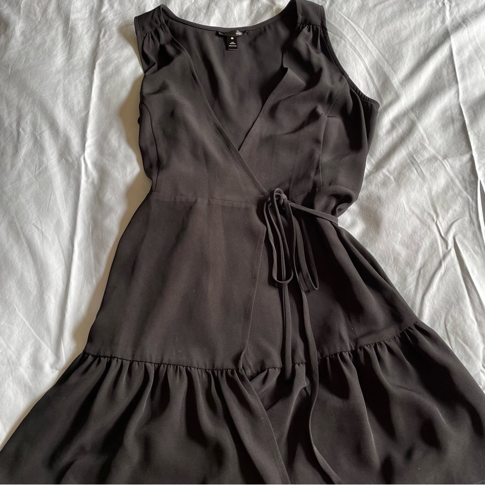 Little Black Wrap Dress